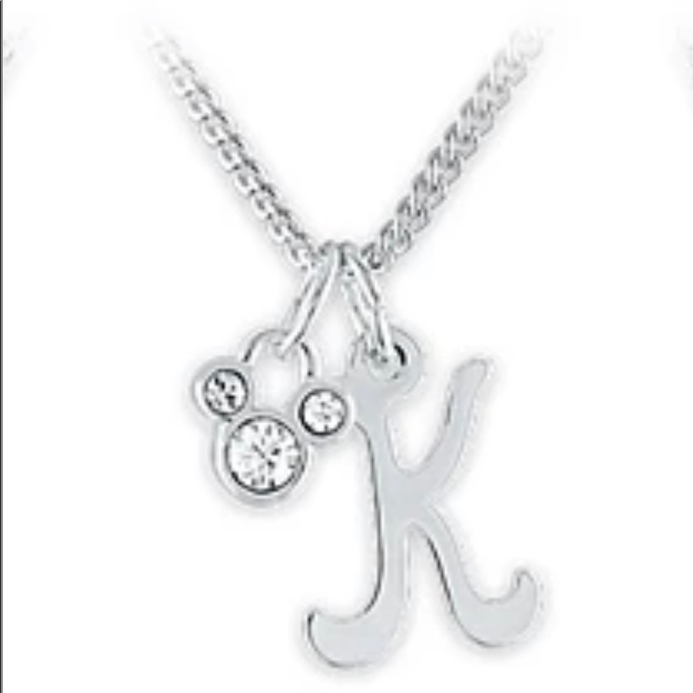 Disney Mickey Mouse initial necklace - Letter “K”